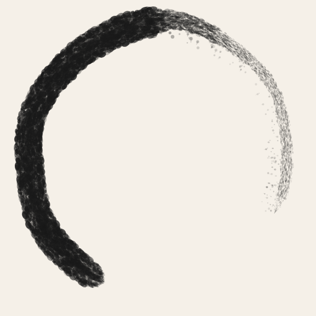 Session ensō for Fri: faded early