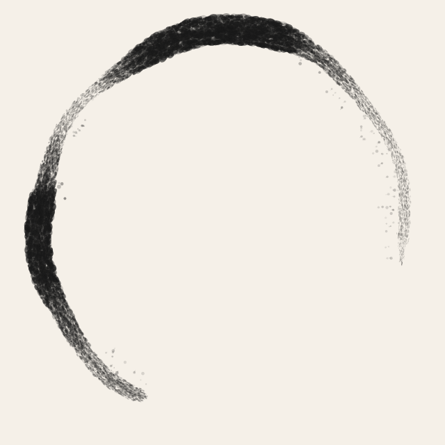 Session ensō for Mon: warming up