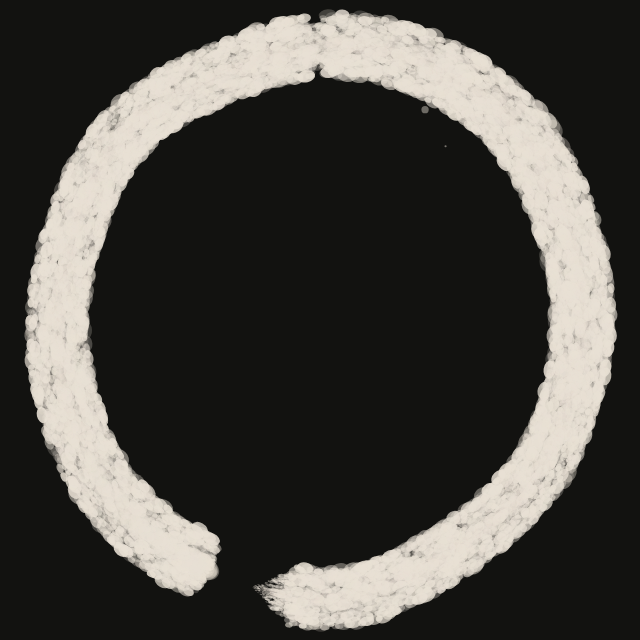 Session ensō for Thu: one long arc