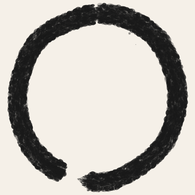 Session ensō for Thu: one long arc