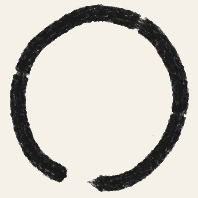 Session ensō for Wed: steady